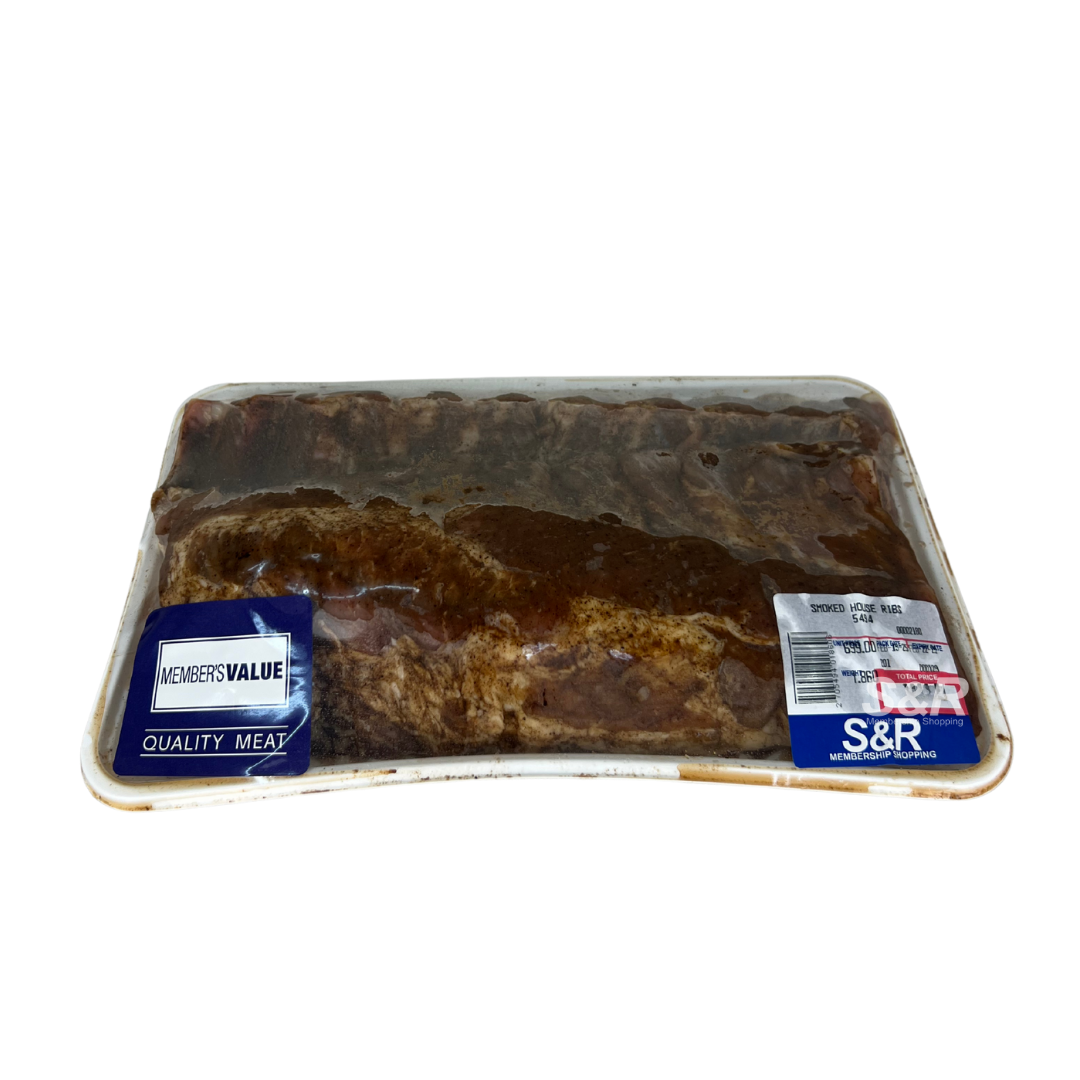 Member's Value Smoked House Ribs approx 1.86kg Member's Value Smoked House Ribs approx 1.86kg